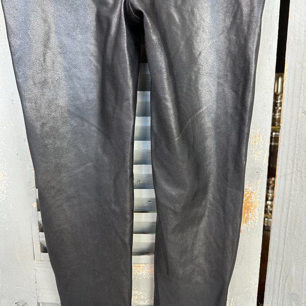 Spanx Faux Leather Leggings Black Sz S NWOT - Picture 11 of 13